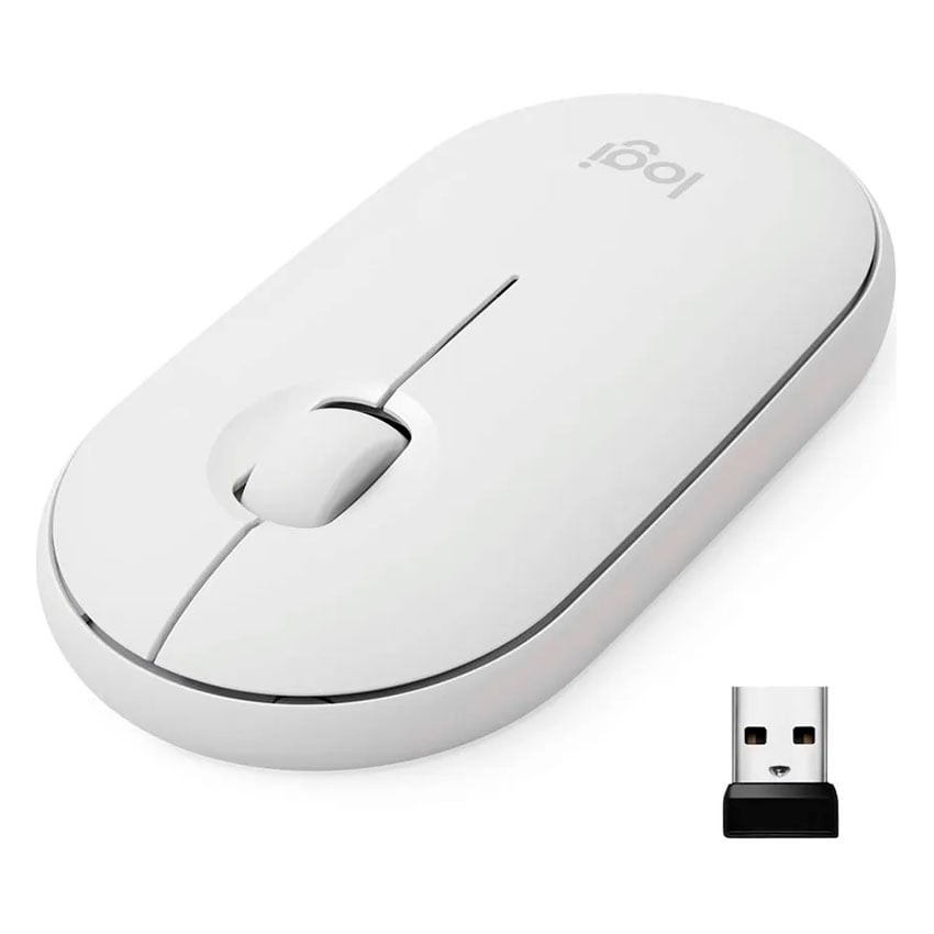 MOUSE LOGITECH PEBBLE 2 M350S BLUETOOTH/WIRELESS BLANCO - 3