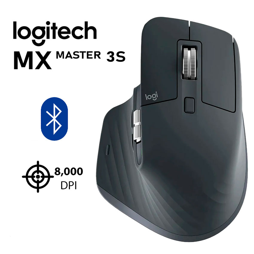 MOUSE INALAMBRICO LOGITECH MX MASTER 3S VERSION BLUETOOTH - 1