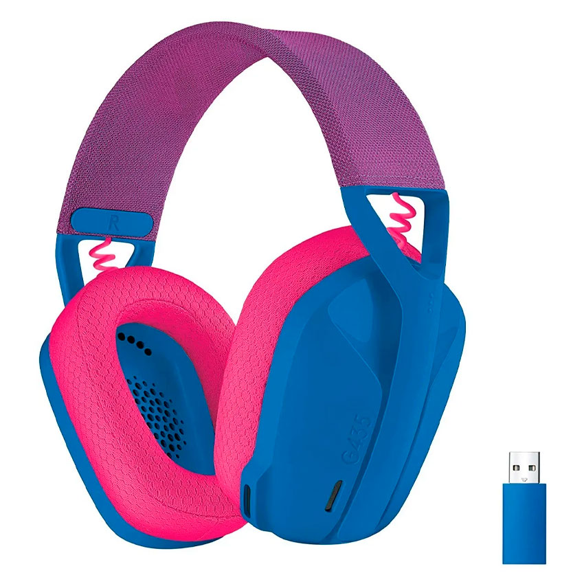 AUDÍFONOS GAMER LOGITECH G435 C/MICROF BT LIGHTSPEED BLUE 981-001061 BLUETOOTH - 3