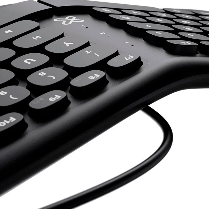 TECLADO KLIP XTREME KBK-260S EVOLVE ERGO USB ESPAÑOL - NEGRO - 5