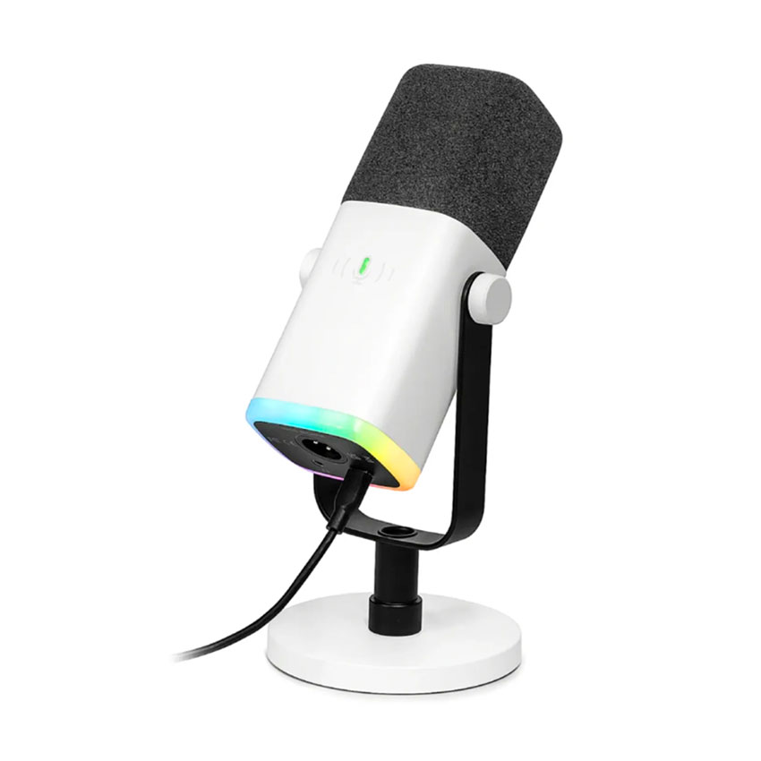 MICRÓFONO GAMER FIFINE AM8 DINÁMICO USB/XLR CON RGB Y CONTROL DE MUTE - 2