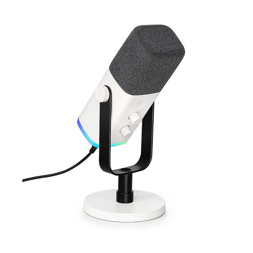 MICRÓFONO GAMER FIFINE AM8 DINÁMICO USB/XLR CON RGB Y CONTROL DE MUTE - 3