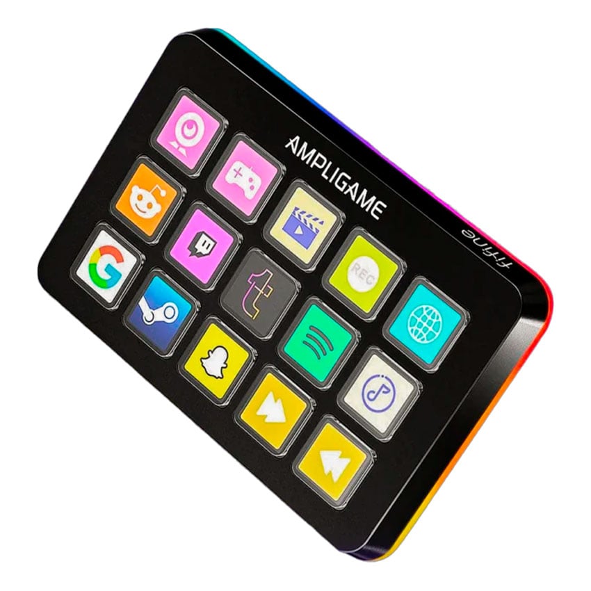 STREAM DECK FIFINE D6 - 15 KEYS - NEGRO - 3