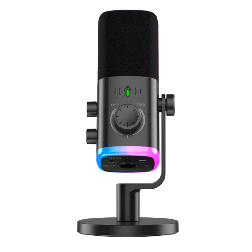 MICRÓFONO DINÁMICO USB/XLR FIFINE AMPLIGAME AM9 CON RGB - 4