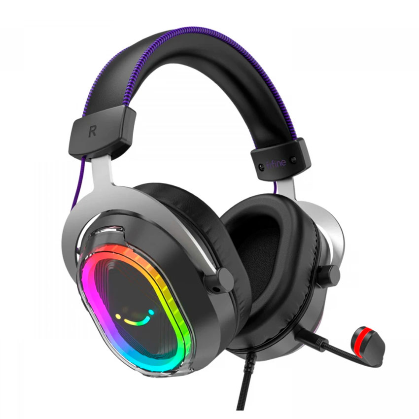 AURICULARES USB FIFINE AMPLIGAME H13 CON RGB - 3