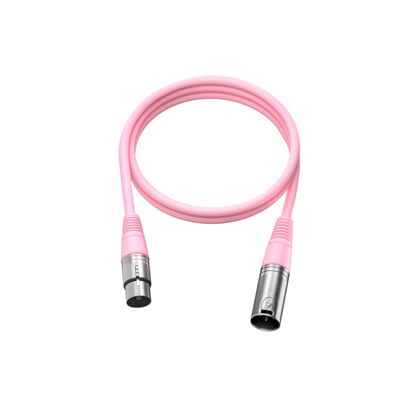 CABLE FIFINE L9C-P XLR 1.8M ROSADO PARA MICRÓFONO PROFESIONAL - 1