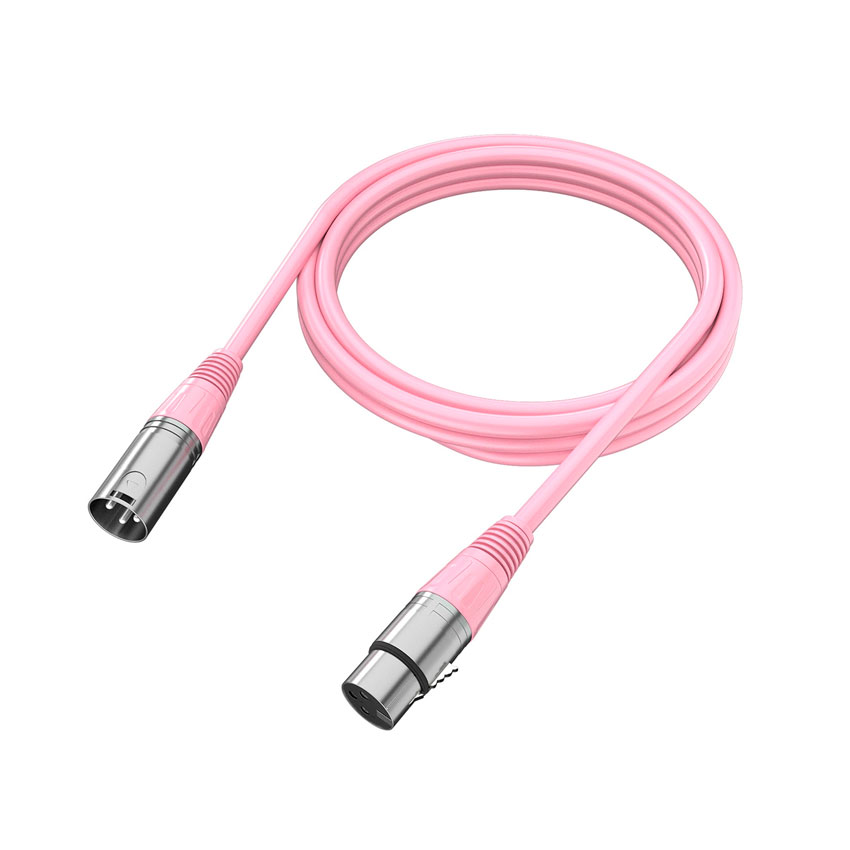 CABLE FIFINE L9C-P XLR 1.8M ROSADO PARA MICRÓFONO PROFESIONAL - 2