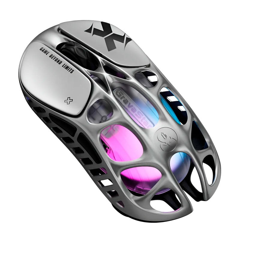 MOUSE GAMER GRAVASTAR MERCURY X PRO INALÁMBRICO 8K – 26,000 DPI PIXART 3395 - 1