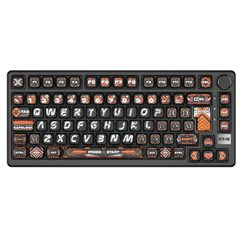 TECLADO ROYAL KLUDGE RK-M75 HE CABLEADO HEPHAESTUS - MINT MAGNETIC SWITCH - 2