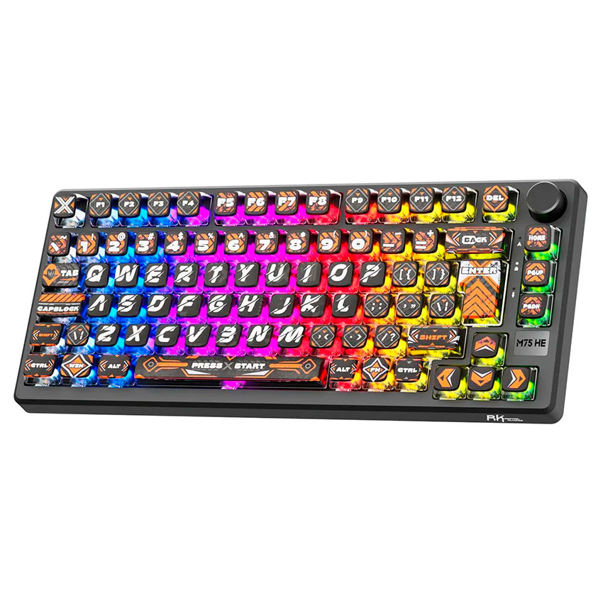 TECLADO ROYAL KLUDGE RK-M75 HE CABLEADO HEPHAESTUS - MINT MAGNETIC SWITCH - 3