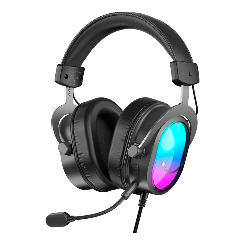 AURICULARES GAMING FIFINE AMPLIGAME H16 NEGRO CON MICRÓFONO - 4