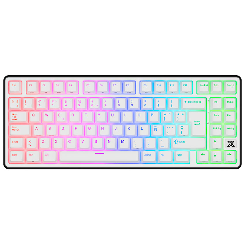 TECLADO ROYAL KLUDGE RK X87 CABLEADO BLACK NIGHT - CREAMY SWITCH - 1