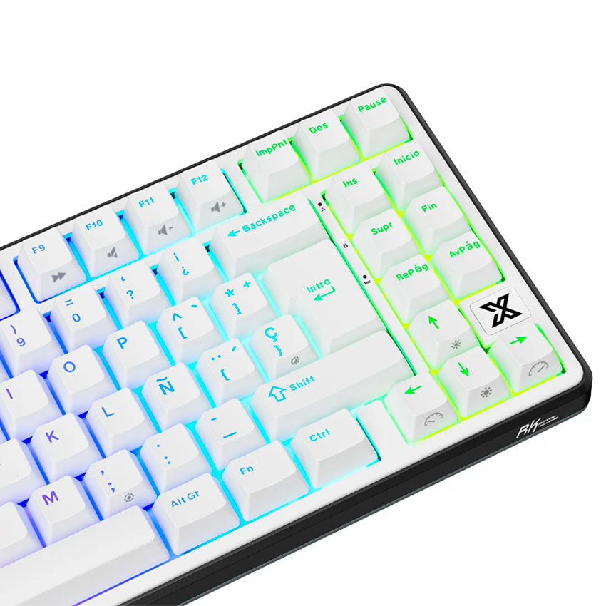 TECLADO ROYAL KLUDGE RK X87 CABLEADO BLACK NIGHT - CREAMY SWITCH - 5