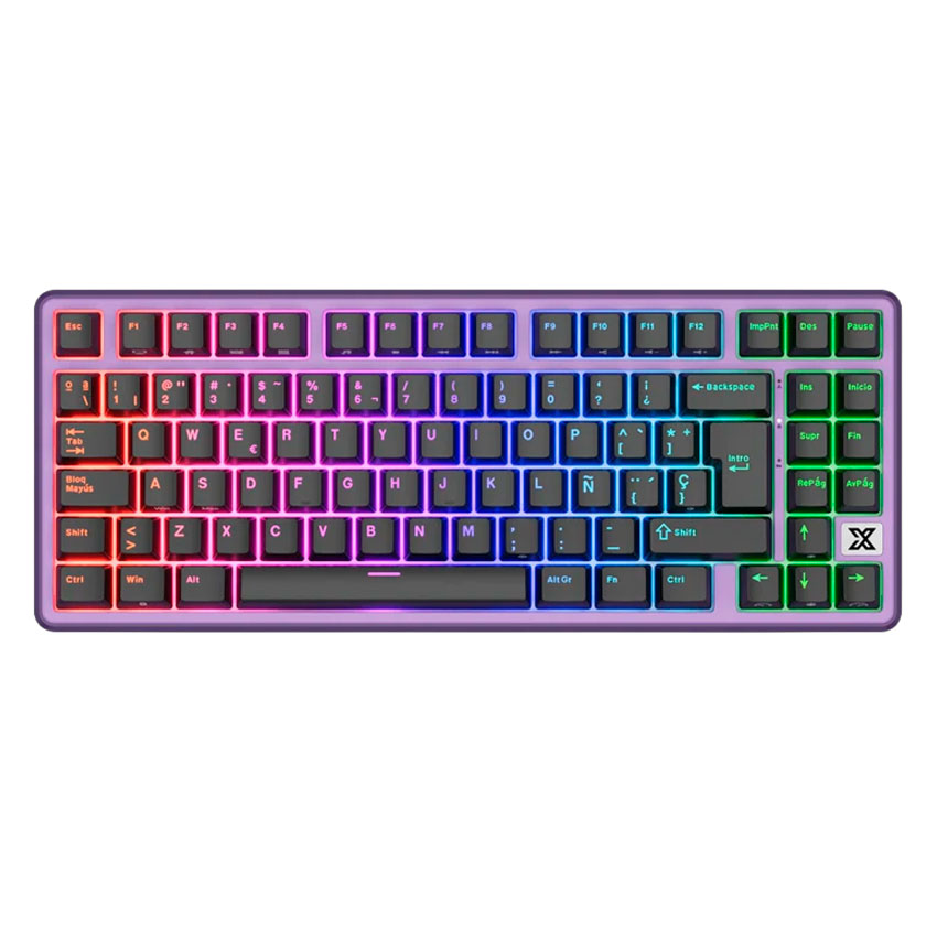 TECLADO ROYAL KLUDGE RK X87 CABLEADO BLACKBERRY MOUSSE - CREAMY SWITCH - 1