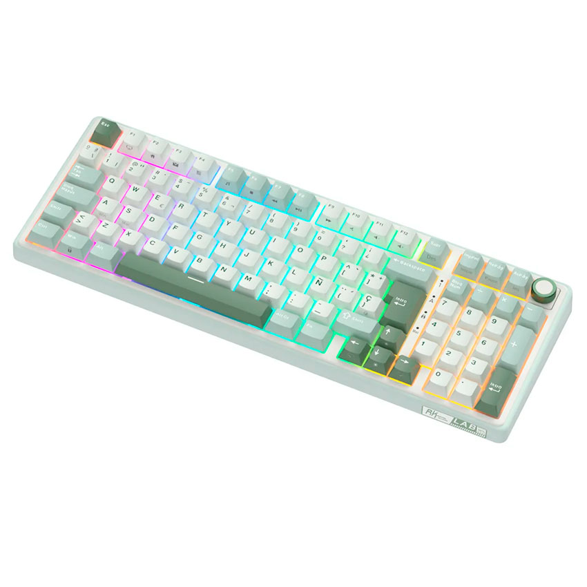 TECLADO ROYAL KLUDGE RK-R98PRO CABLEADO SKYCYAN - CREAMY SWITCH - 4