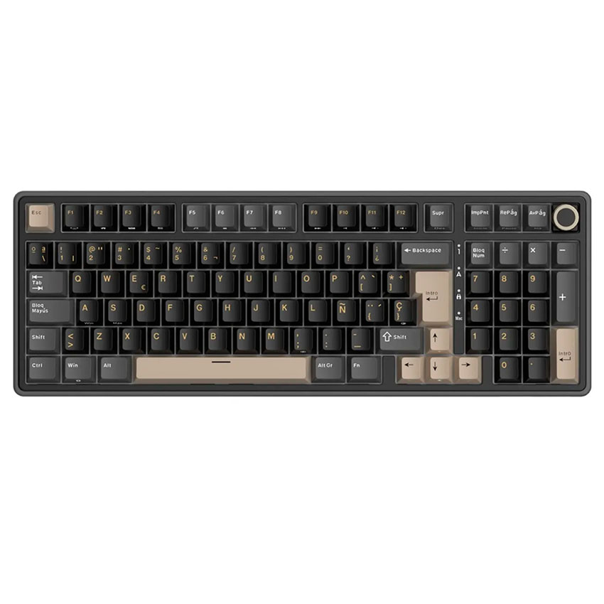TECLADO ROYAL KLUDGE RK-R98PRO CABLEADO PHANTOM - CREAMY SWITCH - 2