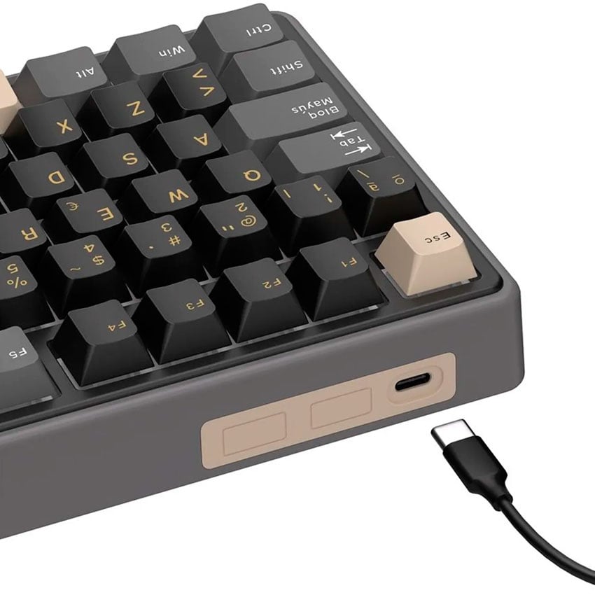TECLADO ROYAL KLUDGE RK-R98PRO CABLEADO PHANTOM - CREAMY SWITCH - 5