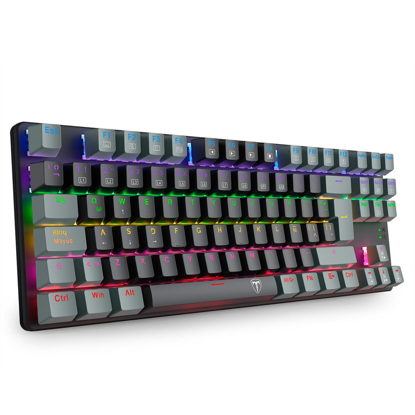 TECLADO MECÁNICO T-DAGGER BORA LITE RED NEGRO/GRIS T-TGK313BG-LIT - 4