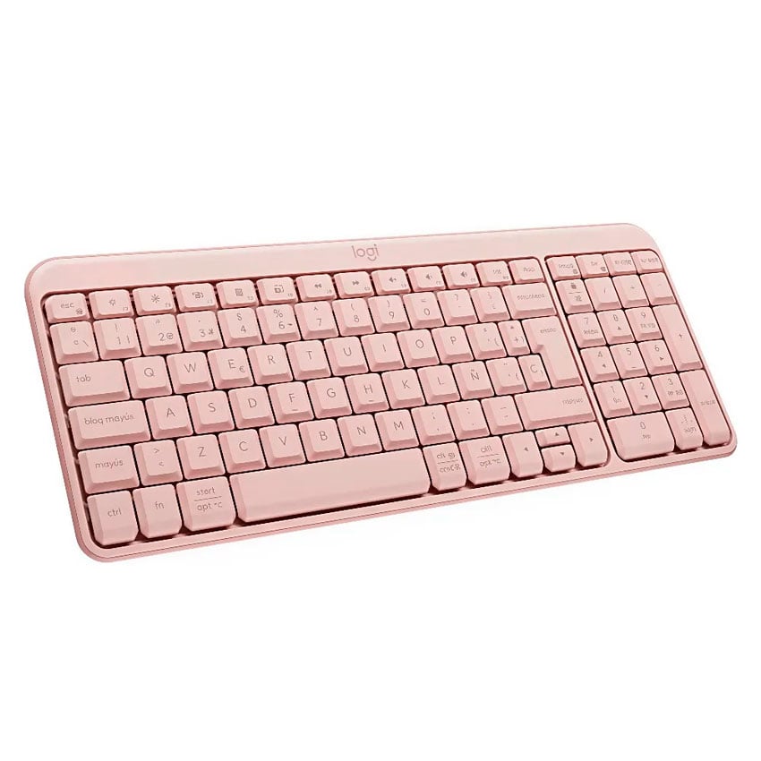 TECLADO LOGITECH K250 BLUETOOTH INALÁMBRICO ESPAÑOL ROSE - 3
