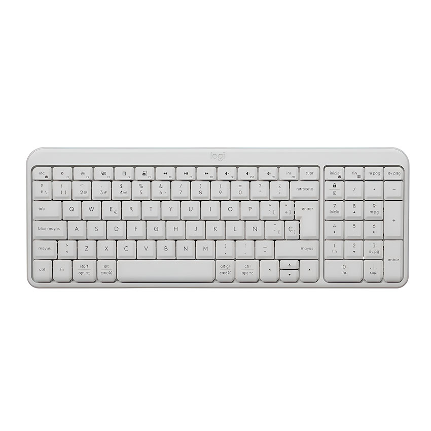 TECLADO LOGITECH K250 BLUETOOTH INALÁMBRICO ESPAÑOL WHITE - 2