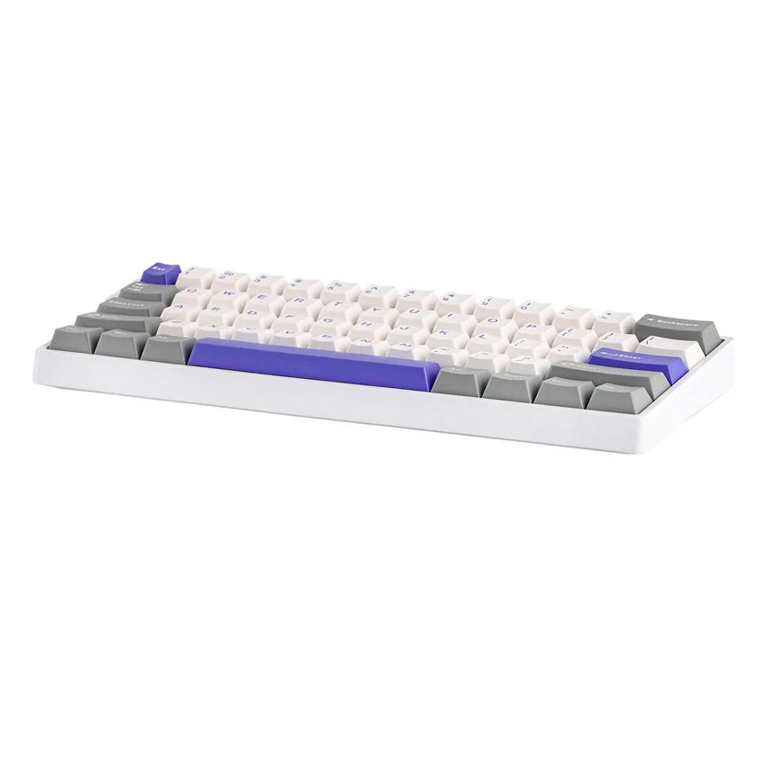TECLADO AULA WIN60HE MAX CABLEADO GREYWHITEBLUE - WING CHUN MAGNETIC SWITCH - 4