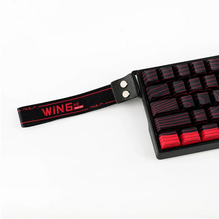 TECLADO AULA WIN68HE MAX CABLEADO BLACK /RED WING CHUN MAGNETIC SWITCH - 7