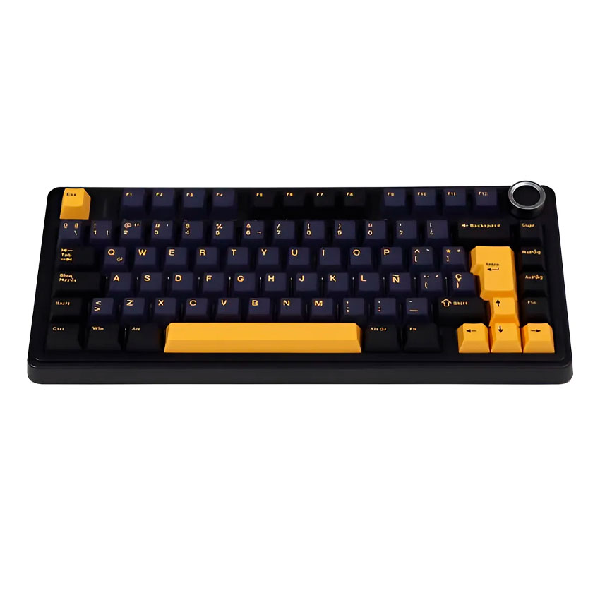 TECLADO AULA F75 RGB INALÁMBRICO ESPAÑOL BLACK/YELLOW – REAPER SWITCH - 3