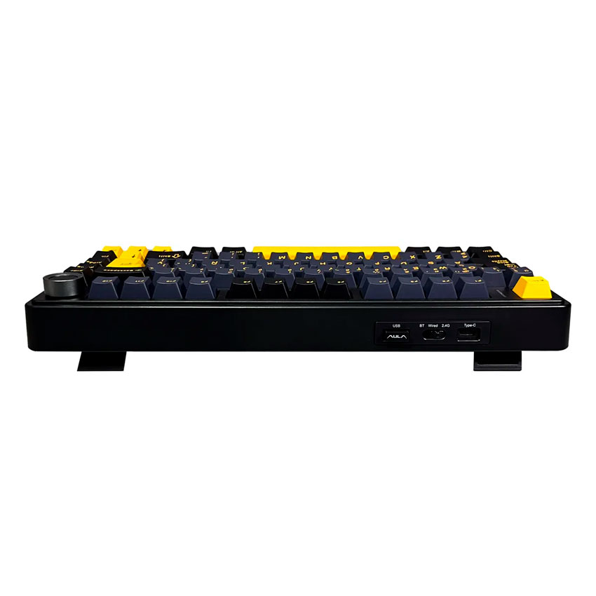 TECLADO AULA F75 RGB INALÁMBRICO ESPAÑOL BLACK/YELLOW – REAPER SWITCH - 4