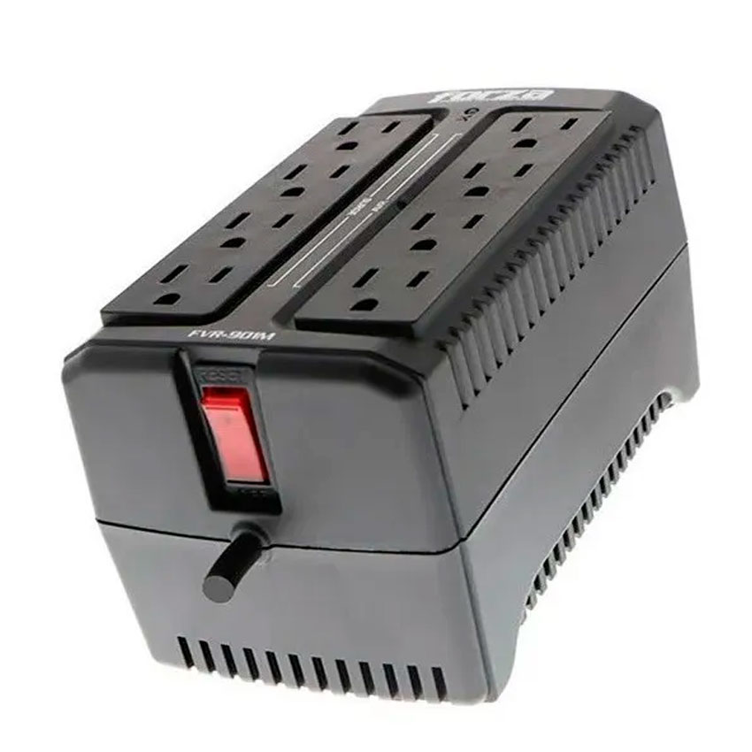 ESTABILIZADOR FORZA FVR-902 900VA/450W 220VA 8 TOMAS - 2