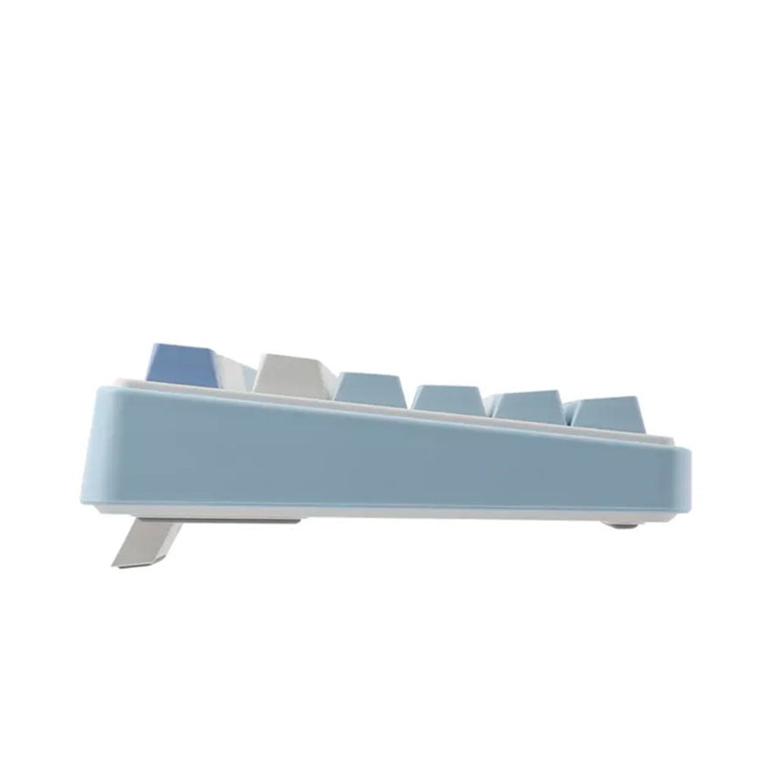 TECLADO AULA F75 RGB INALÁMBRICO ESPAÑOL WHITE/CYAN REAPER SWITCH - 5