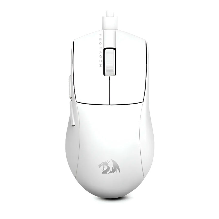 MOUSE REDRAGON K1NG M724 (1K HZ) WHITE CABLEADO - 1