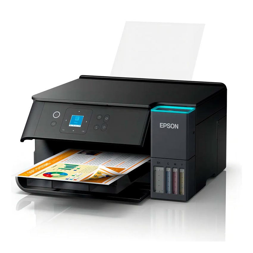 IMPRESORA EPSON ECOTANK L4360 MULTIFUNCIONAL WIFI DUPLEX NEGRO - 4