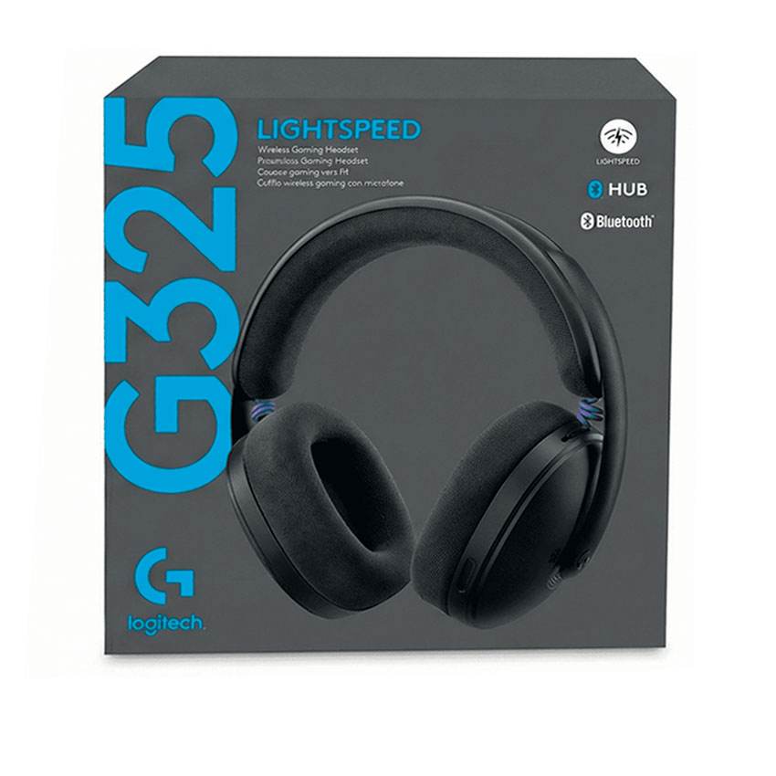 AUDÍFONO GAMER LOGITECH G325 LIGHTSPEED BLUETOOTH 24H NEGRO - 6