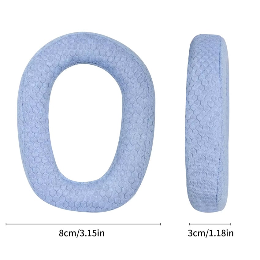 ALMOHADILLAS PARA AUDIFONOS LOGITECH G435 - AZUL MARINO - 3