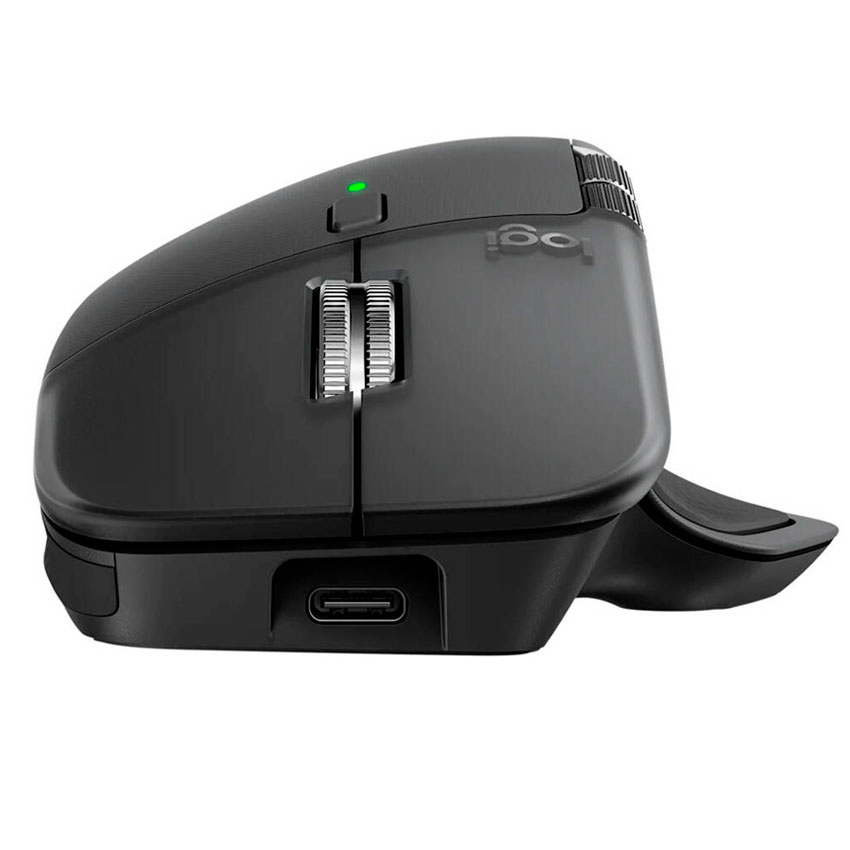 MOUSE LOGITECH MX MASTER 4 INALÁMBRICO NEGRO 8K DPI MAGSPEED ERGONÓMICO - 4