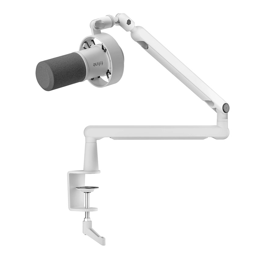 MICRÓFONO FIFINE T688W BLANCO USB/XLR DINÁMICO CON BRAZO - 1