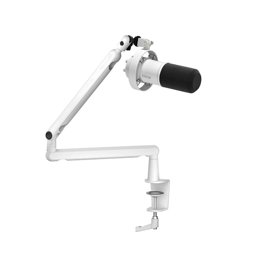 MICRÓFONO FIFINE T688W BLANCO USB/XLR DINÁMICO CON BRAZO - 3