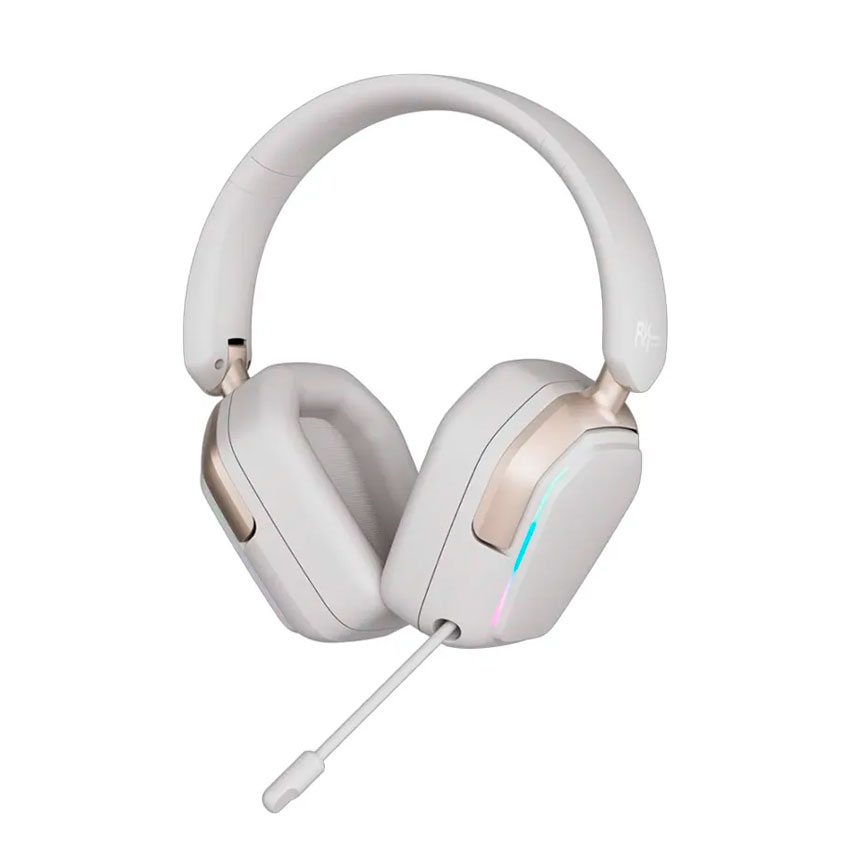 AUDÍFONOS ROYAL KLUDGE HG101 RGB INALÁMBRICA PLATINUM GRAY - 1