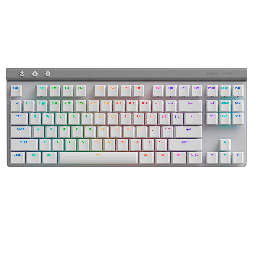 TECLADO LOGITECH G515 TKL LIGHTSPEED/BT LIGHTSYNC RGB WHITE - 1