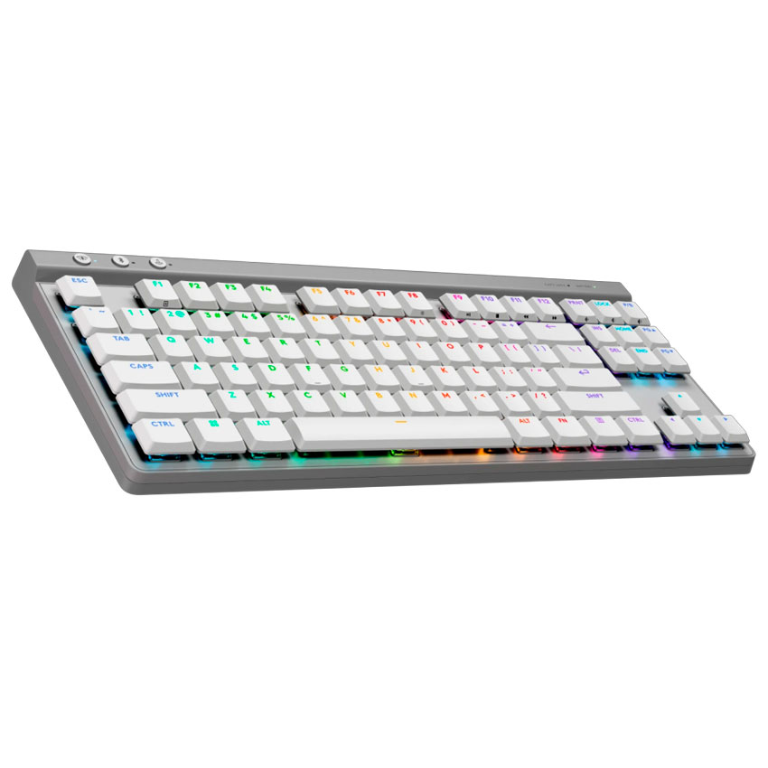 TECLADO LOGITECH G515 TKL LIGHTSPEED/BT LIGHTSYNC RGB WHITE - 3