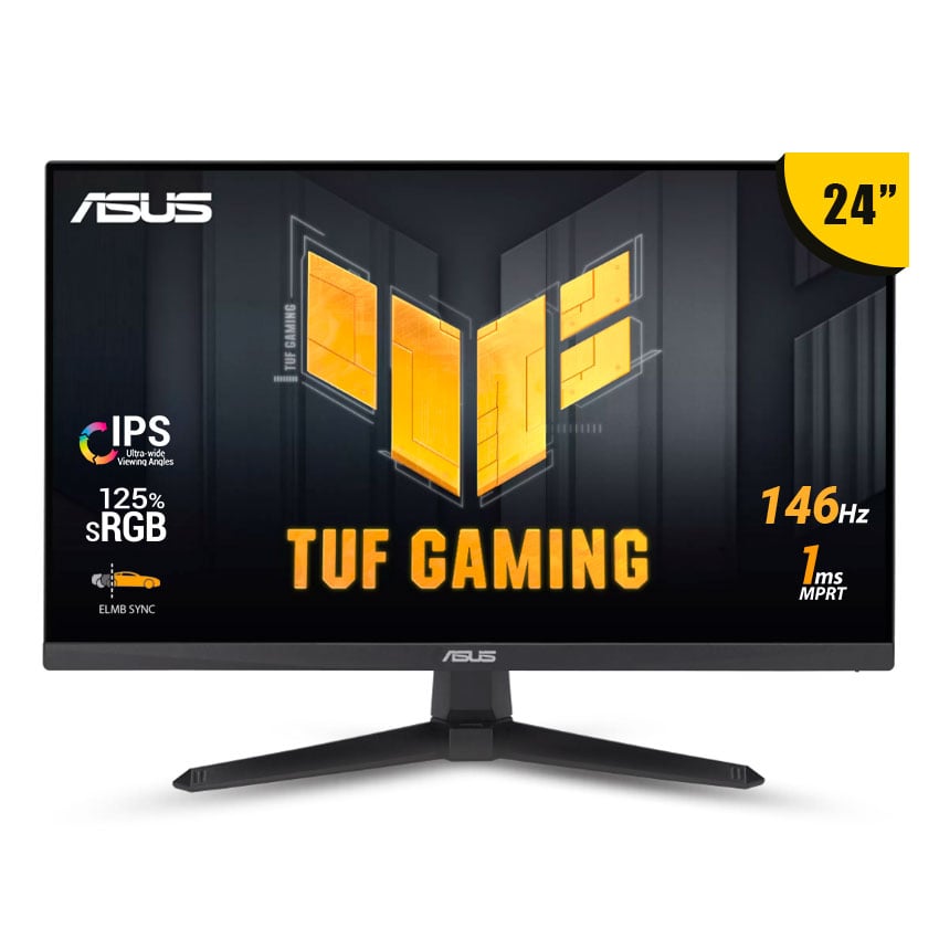 ASUS TUF VG249QE5A MONITOR GAMER IPS 146HZ 1MS CON COLORES 125% SRGB - 1