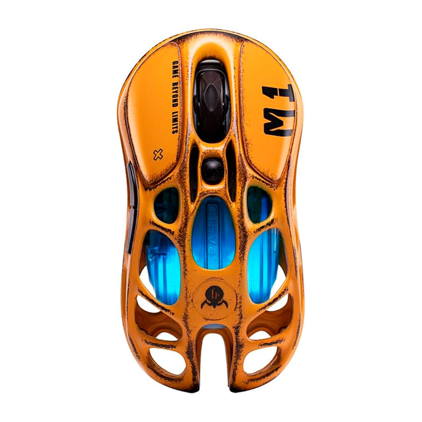 MOUSE GRAVASTAR MERCURY M1 PRO BATTLE WORN YELLOW - 1