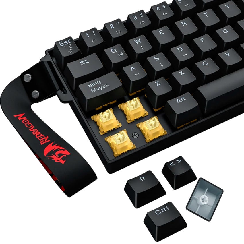 TECLADO REDRAGON FIZZ K617 HE CABLEADO ESPAÑOL - MAGNETIC SWITCH - 5
