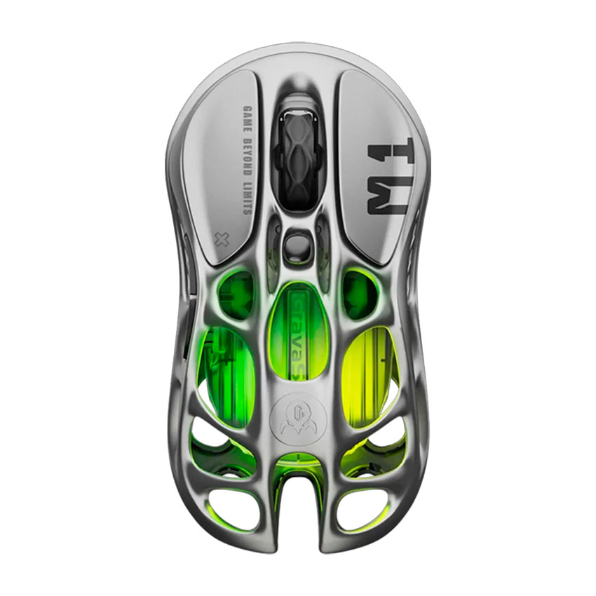 MOUSE GRAVASTAR MERCURY M1 PRO INALÁMBRICO INTERSTELLAR SILVER - 1