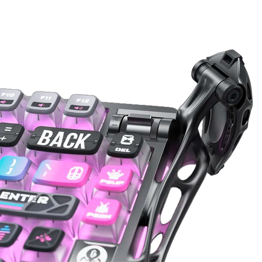 TECLADO GRAVASTAR MERCURY K1 PRO INALÁMBRICO INGLES CYBERPUNK EDICIÓN ESPECIAL - 5