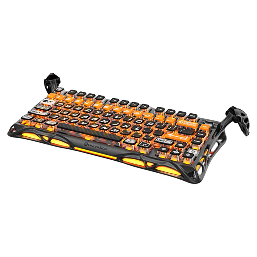 TECLADO GRAVASTAR MERCURY K1 PRO INALÁMBRICO INGLÉS CYBERFLARE - 4