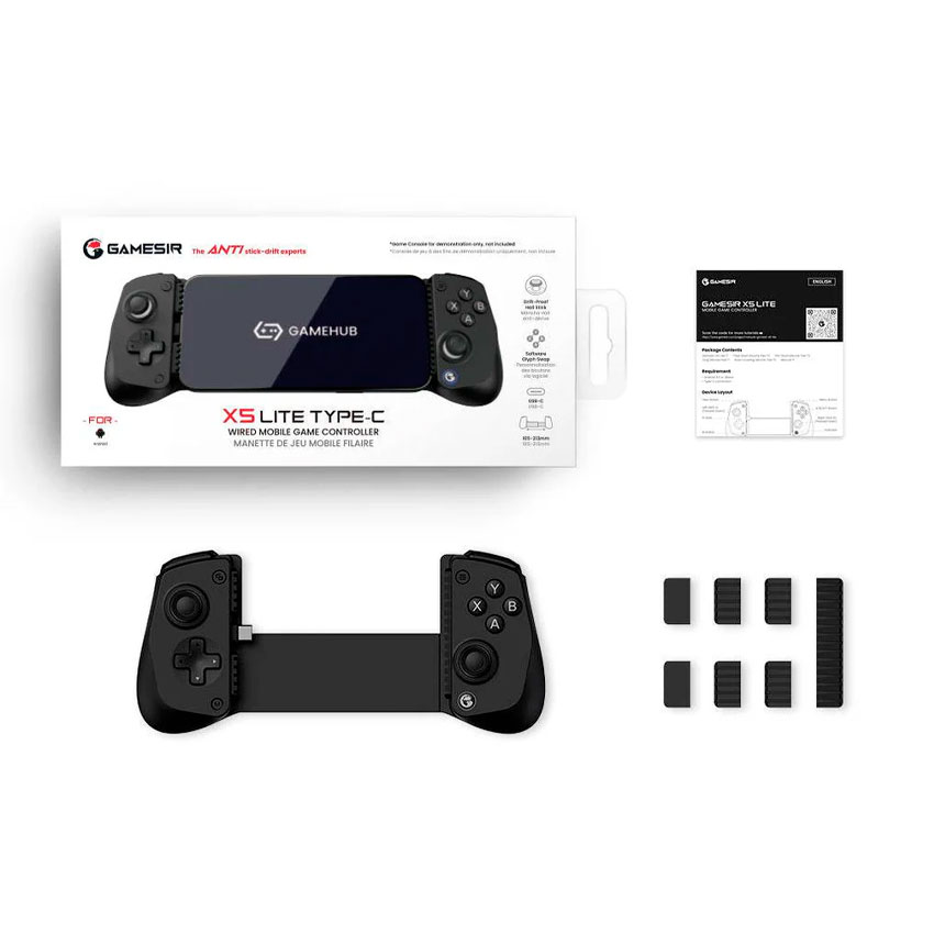 GAMESIR X5 LITE CABLEADO BLACK PARA ANDROID HALL EFFECT - 2