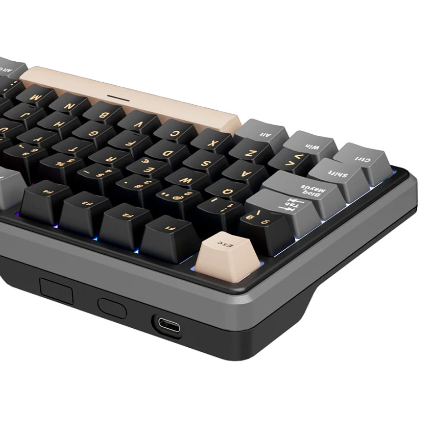 TECLADO ROYAL KLUDGE RK X87 CABLEADO PHANTOM - CREAMY SWITCH - 5