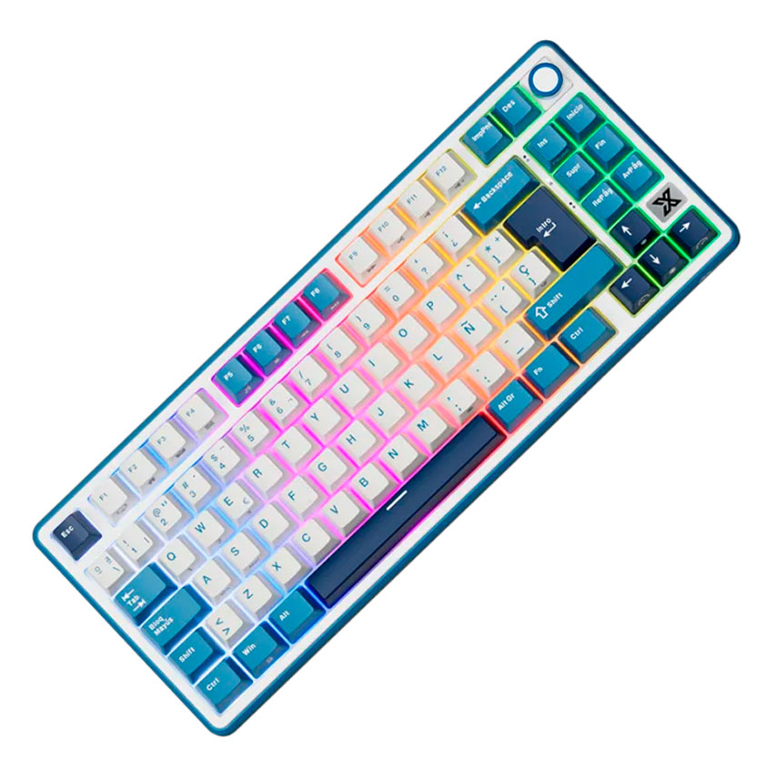 TECLADO ROYAL KLUDGE RK X87 INALÁMBRICO BLUE - CREAMY SWITCH - 5