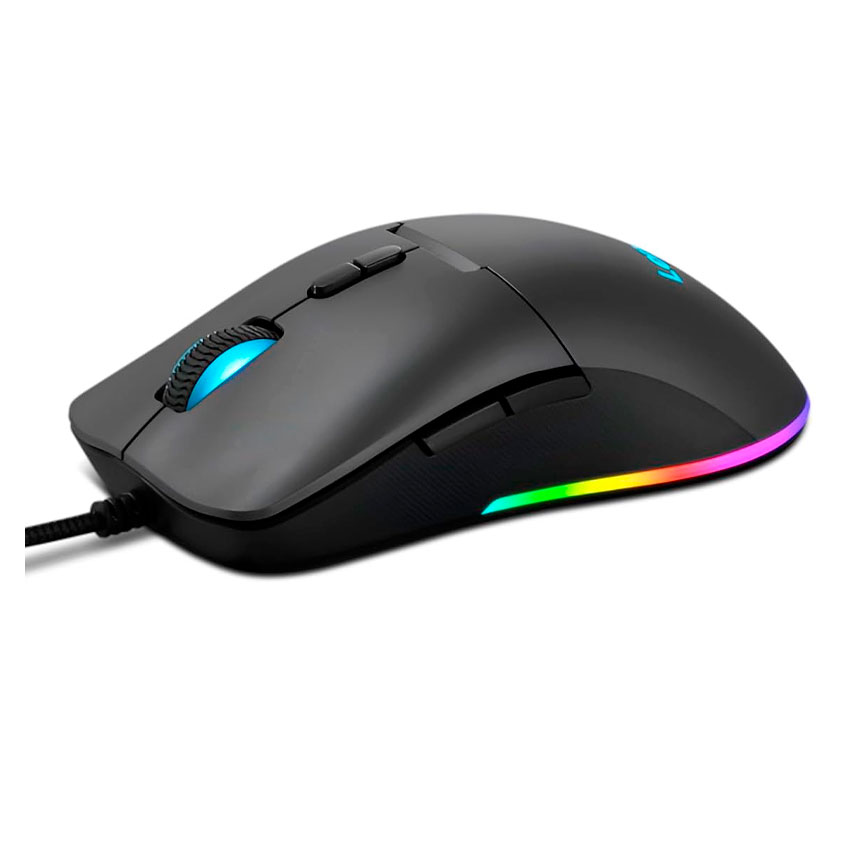 MOUSE GAMER LENOVO M210 RGB USB NEGRO, SENSOR ÓPTICO PAW3333, 8000 DPI - 3